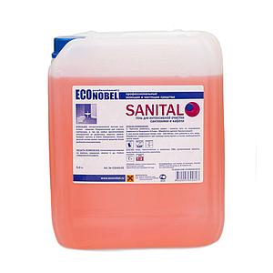 Sanital Econobel гель для чистки сантехники и кафеля, 5 л