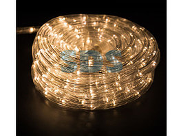 Дюралайт LED, свечение с динамикой (3W), 24 LED/м, ТЕПЛЫЙ БЕЛЫЙ, 14м (Класс защиты 3; IP65) (NEON-NIGHT)
