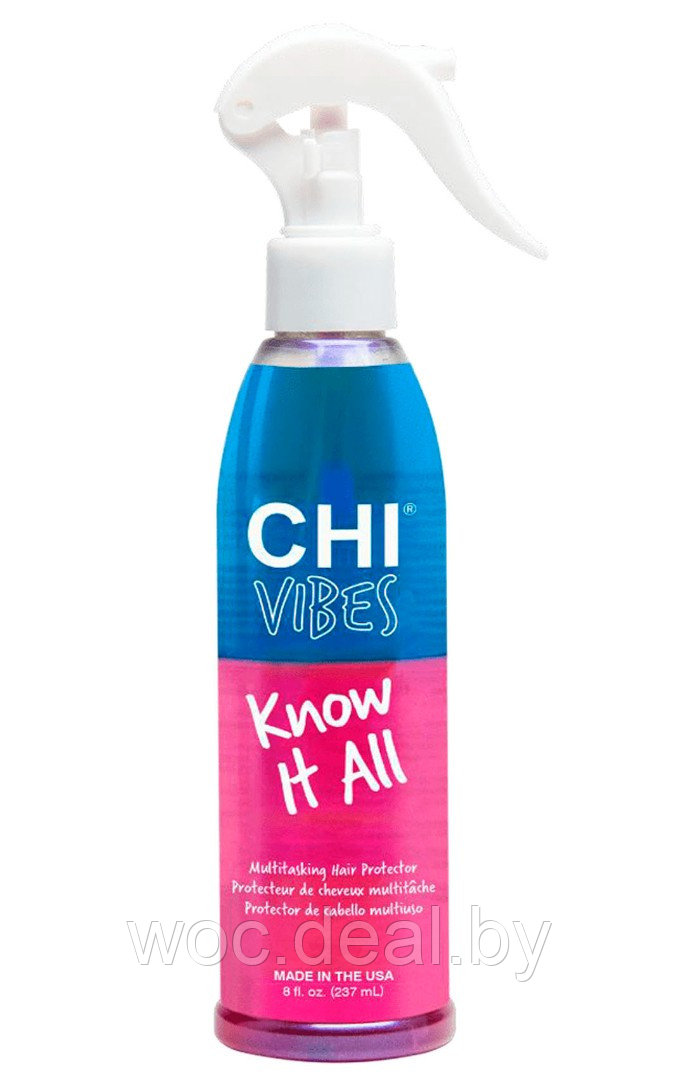 CHI Многофункциональное средство для защиты волос Know It All Vibes, 237 мл - фото 1 - id-p171961667