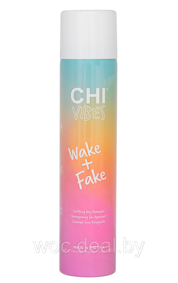 CHI Сухой шампунь успокаивающий для кожи головы Wake + Fake Vibes, 150 мл - фото 1 - id-p171961669