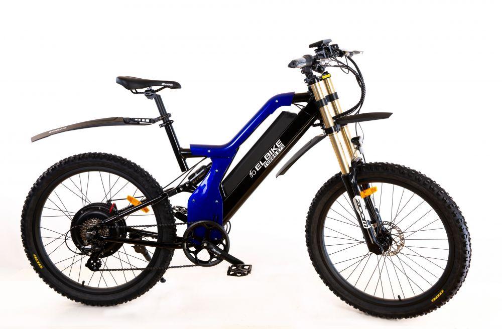 Электровелосипед Elbike TURBO R-75 Vip - синий - фото 2 - id-p167397605