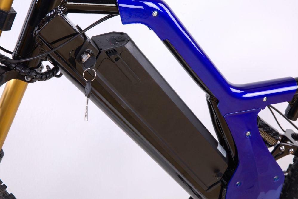 Электровелосипед Elbike TURBO R-75 Vip - синий - фото 5 - id-p167397605