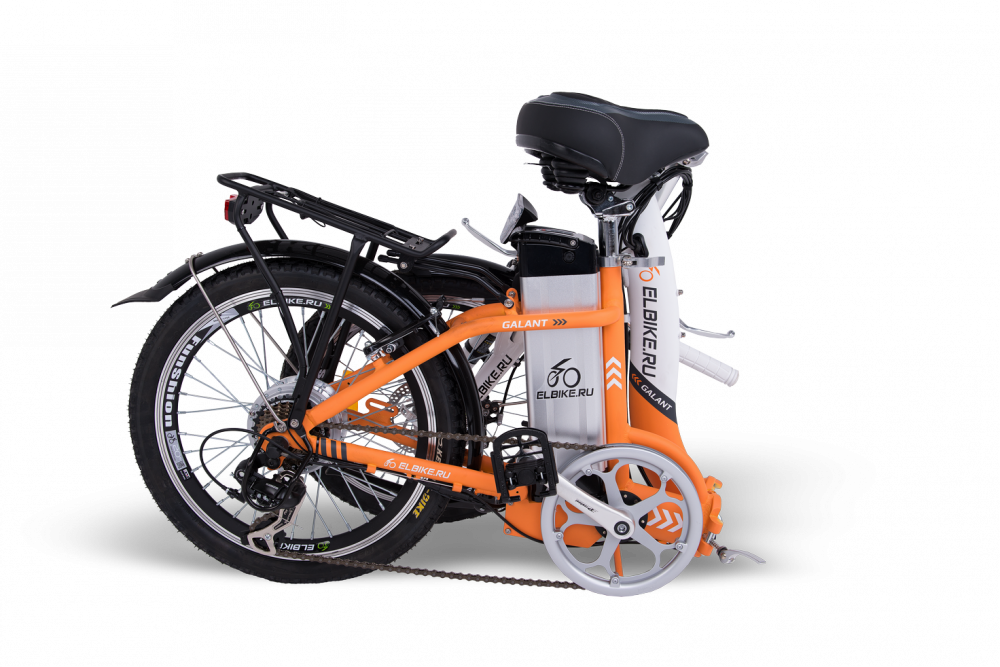 Электровелосипед Elbike GALANT бело-зеленый - фото 5 - id-p167397622