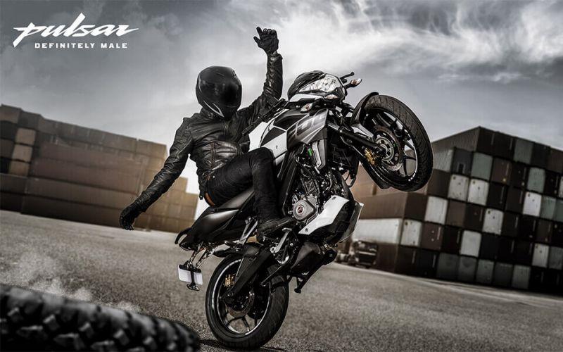 Мотоцикл BAJAJ Pulsar 200 NS - Жёлтый - фото 9 - id-p165799602