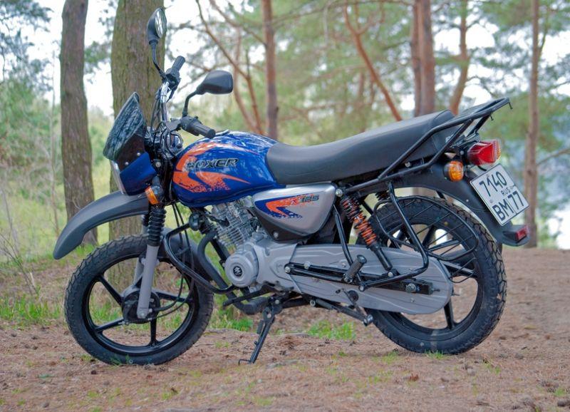 Мотоцикл BAJAJ Boxer BM 125X NEW Чёрный - фото 4 - id-p165799558