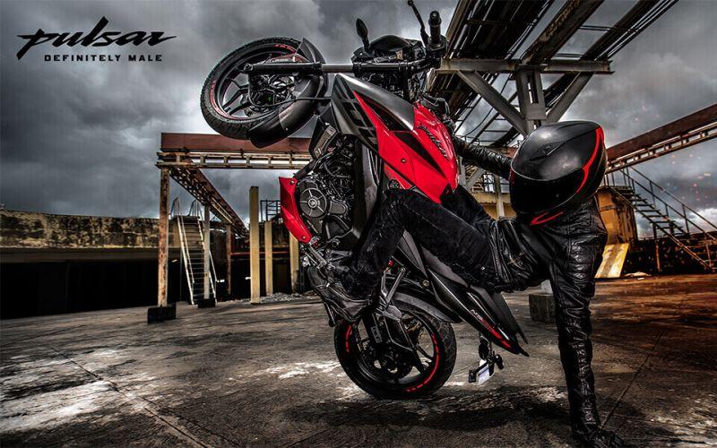 Мотоцикл BAJAJ Pulsar 200 NS - Красный - фото 6 - id-p165799603