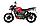 Мотоцикл BAJAJ Pulsar NS125 FI CBS - Красно-серый, фото 3