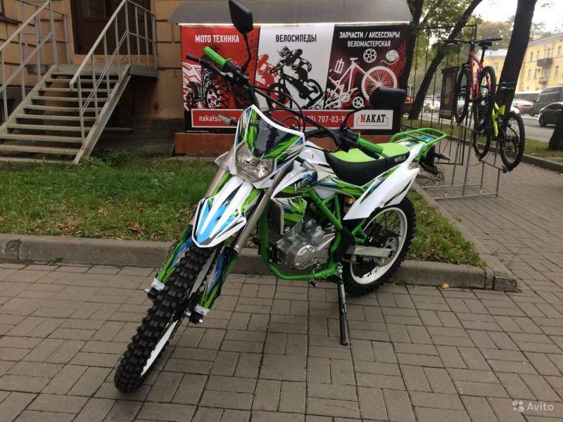 Кроссовый мотоцикл Wels MX 250 R Зелёный - фото 8 - id-p165799630