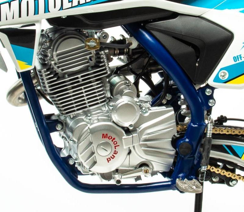 Мотоцикл Кросс Motoland X3 250 LUX (172FMM) (2021 г.) Синий - фото 2 - id-p169184242