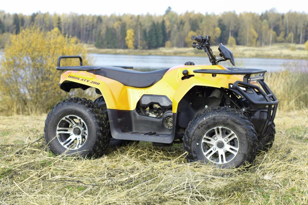 Квадроцикл IRBIS ATV200 200 см3 желтый - фото 6 - id-p165799878