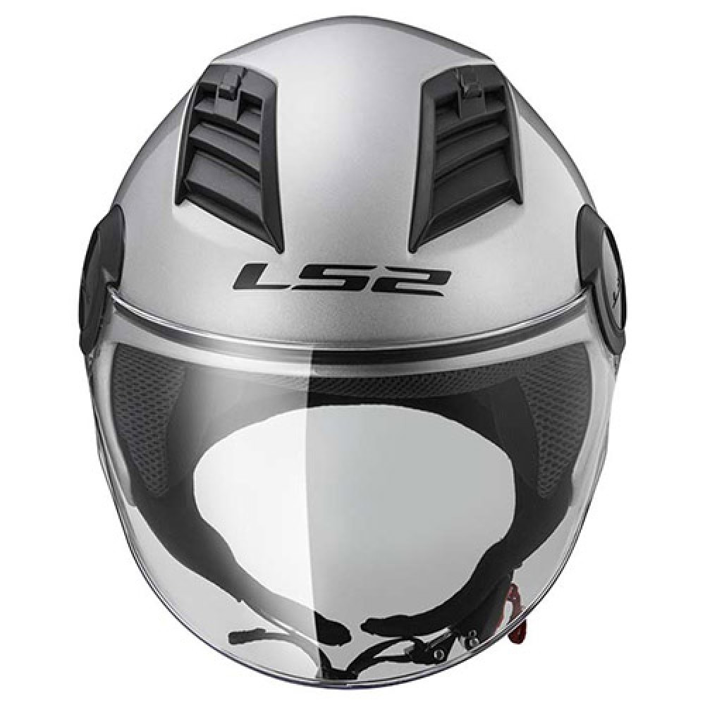Шлем LS2 OF562 AIRFLOW Solid - черный - фото 3 - id-p165799907