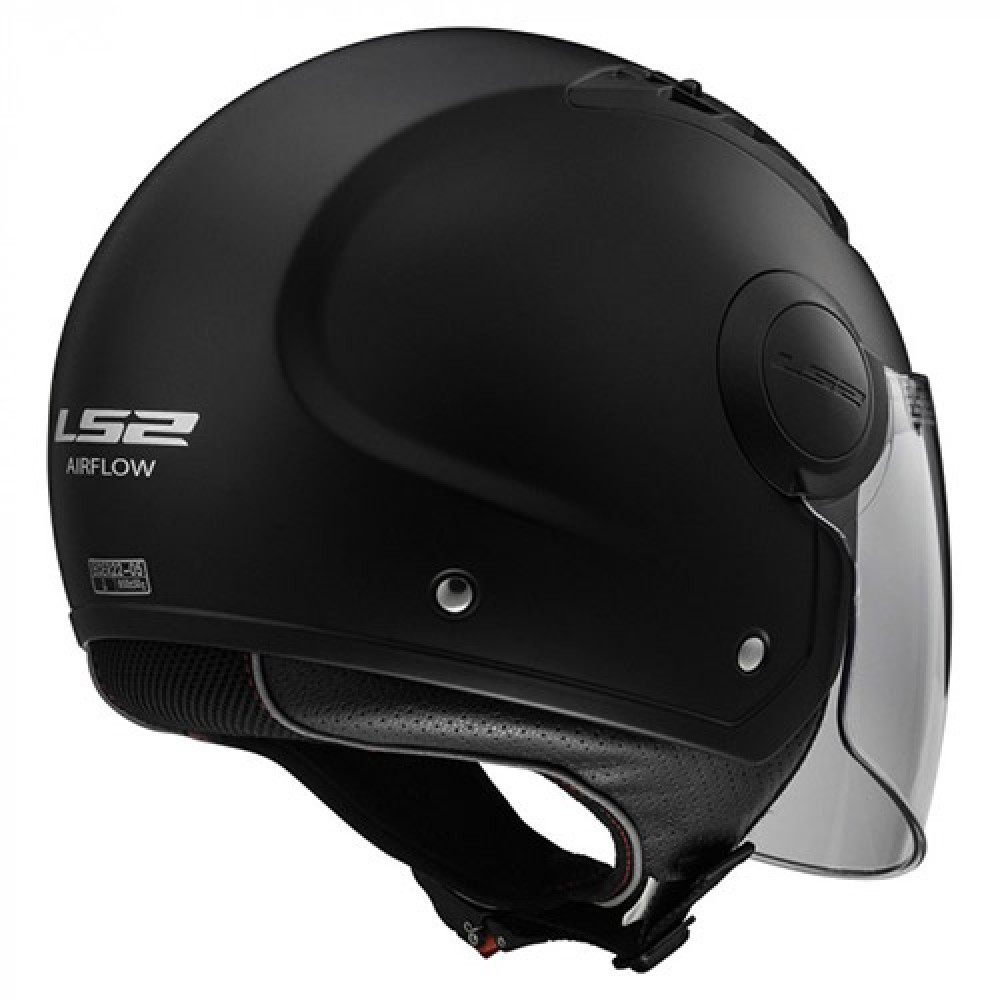Шлем LS2 OF562 AIRFLOW Solid - черный - фото 8 - id-p165799907