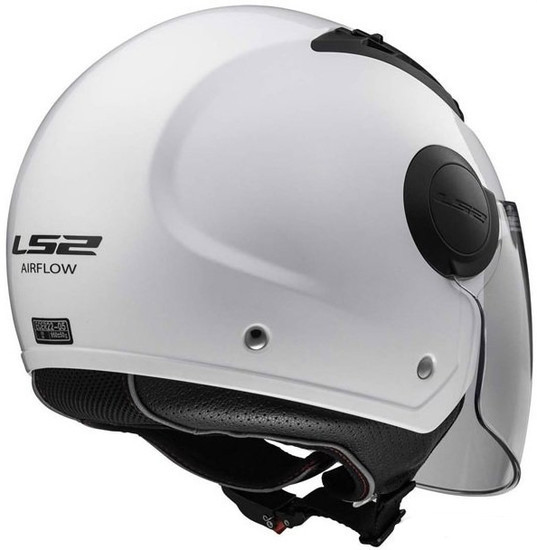 Шлем LS2 OF562 AIRFLOW Solid - черный - фото 10 - id-p165799907
