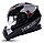 Шлем мотоциклетный YM-829,Белый (размер S) Тонированный визор, фото 2