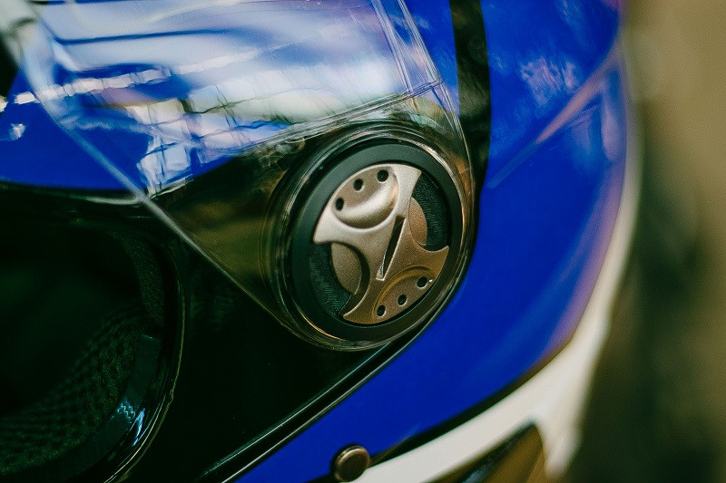 Мотошлем RACER BLD-M62, синий/желтый Размер L - фото 7 - id-p169019234