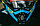 Мотошлем RACER BLD-819-7, синий/оранжевый Размер XL, фото 6