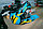 Мотошлем RACER BLD-819-7, синий/белый Размер XL, фото 8