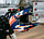 Мотошлем RACER JK316, синий/белый Размер L, фото 8