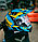 Мотошлем RACER BLD-819-7, желтый/синий Размер L, фото 3