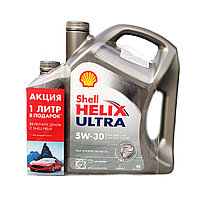 Моторное масло SHELL Helix Ultra 5W-30 4 + 1