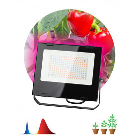 Фитопрожектор для растений светодиодный ЭРА FITO-100W-RB-LED для цветения и плодоношения красно-синего спектра