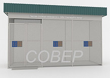 Модуль для контейнеров по сбору ТБО МКСО-4