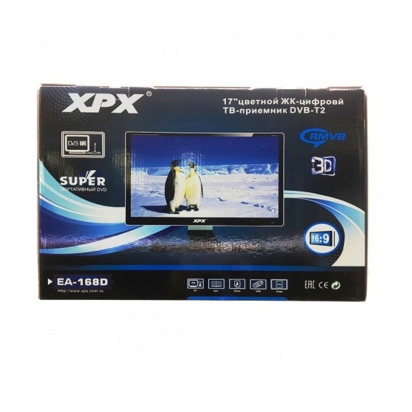 Портативный телевизор XPX 168D 17" - фото 8 - id-p146094023