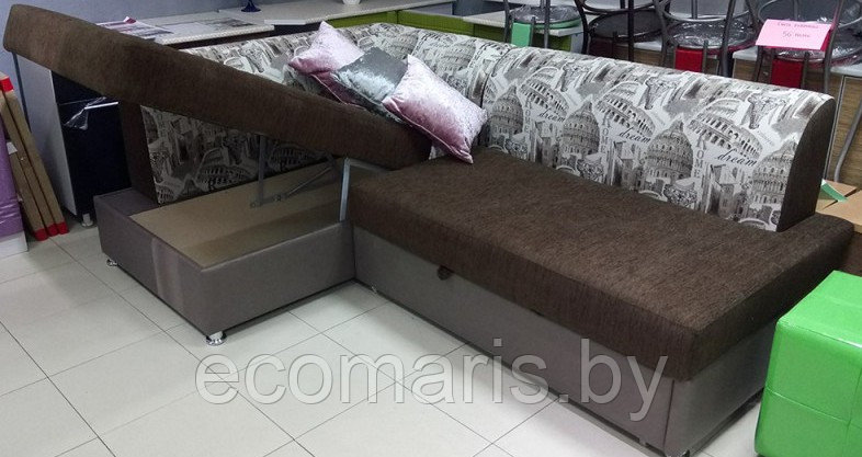 Угловой диван со спальным местом Имперский-4 - фото 4 - id-p171991494