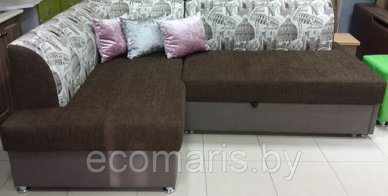 Угловой диван со спальным местом Имперский-4 - фото 2 - id-p171991494