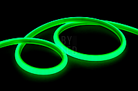 Светодиодный неон Byled PRO SMD2835, 120 LED/m, 9.6W/m, 24V , IP67, Цвет: Зеленый