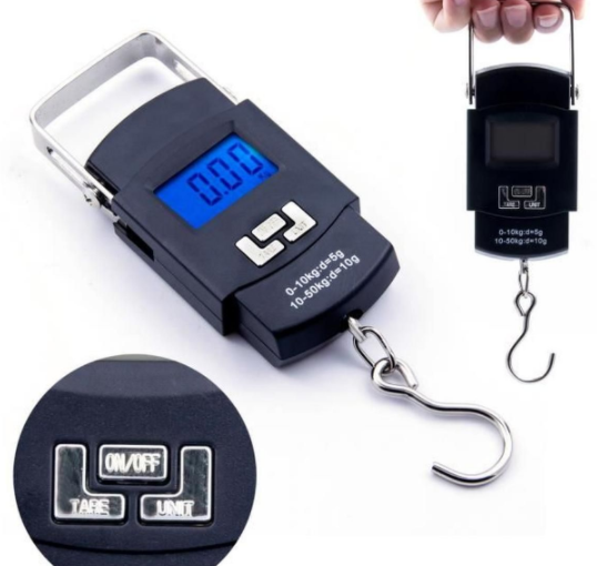 Электронные весы Portable Electronic Scale WH-A08 до 50 кг - фото 2 - id-p104106759