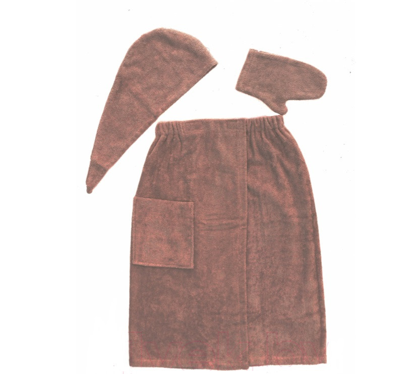 Набор текстиля для бани Lilia (женский, бронзовый) - фото 3 - id-p171998110