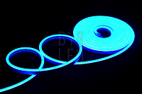 Светодиодный неон Byled SMD2835, 120 LED/m, 9.6W/m, 24V , IP67, Цвет: Синий