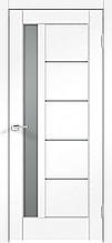 Дверное полотно SoftTouch SoftTouch PREMIER 3 700х2000 цвет Ясень белый структурный стекло Мателюкс