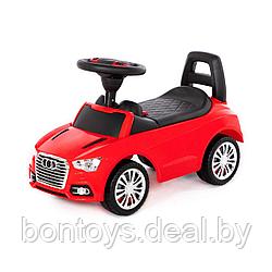 Детская каталка-автомобиль "SuperCar" №2 со звуковым сигналом (красная)