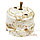 Перекрестный тумблерный ретро выключатель Lindas, цвет мрамор, ручка бронза, фото 4