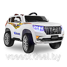 Детский электромобиль Kids Care Toyota Land Cruiser Prado 4x4 (белый) (sh), фото 2