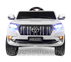 Детский электромобиль Kids Care Toyota Land Cruiser Prado 4x4 (белый) (sh), фото 2