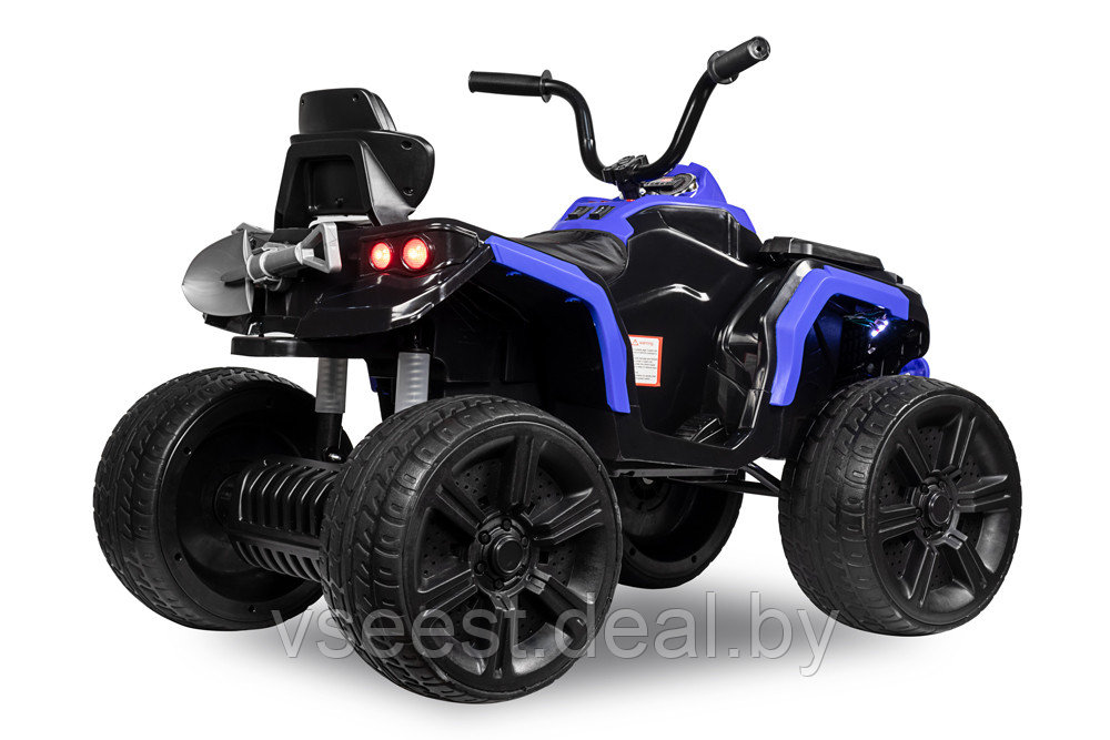 Детский электрический квадроцикл Kids Care ATV (синий) (sh) - фото 4 - id-p172002379