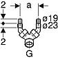 Двойной штуцер Geberit для шланга 152.767.11.1, фото 3