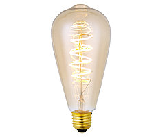 098646D,33 Led Лампа диммируемая золотая E27 6W (2200K)