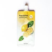 Ночная маска для лица MISSHA Pure Source Pocket Pack (Lemon) 10мл