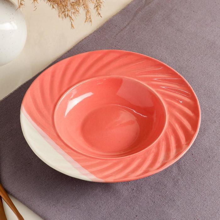 Тарелка для пасты "Фламинго", 22 см - фото 1 - id-p171519240