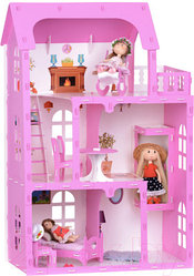 Кукольный домик Krasatoys Карина с мебелью