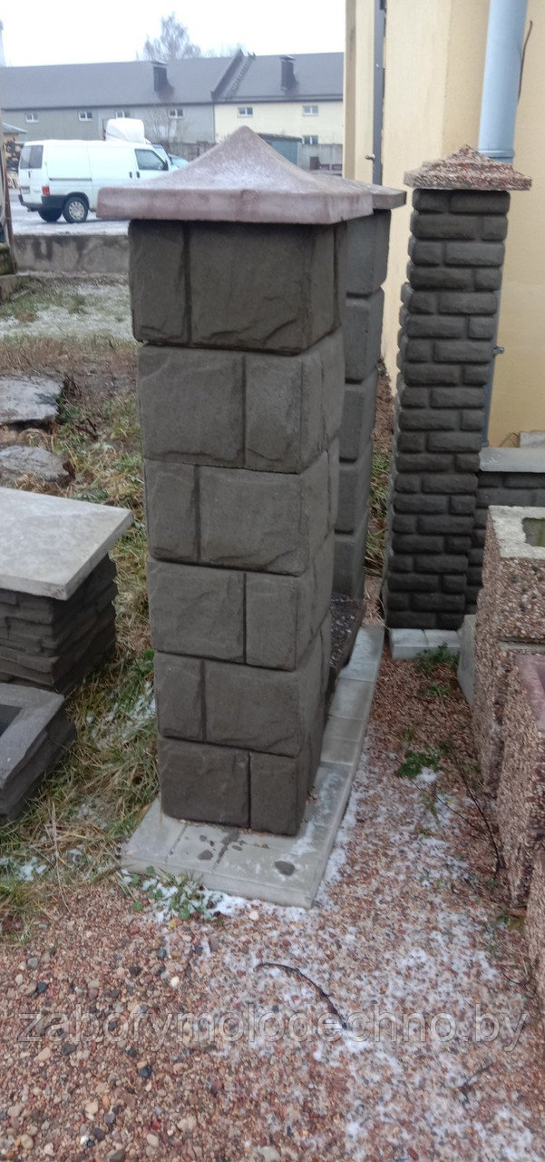 Блоки для забора "Ломанный камень" - фото 4 - id-p172008853