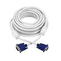 Кабель VGA - VGA 3+5, папа-папа, 20 метров, белый 555486