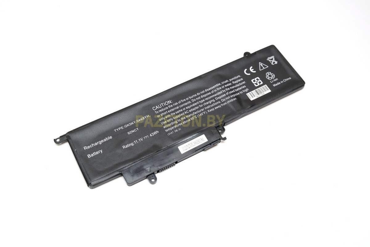 АКБ для ноутбука Inspiron 15 7558 7558 7568 7568 li-pol 11,1v 3950mah черный, фото 1
