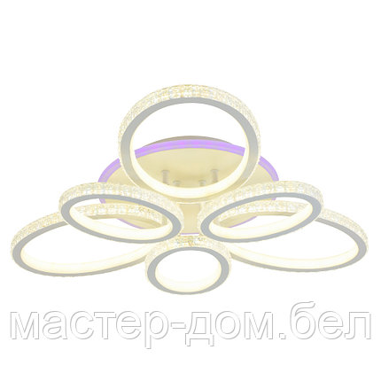 Светодиодная люстра 8033/3+3 WHT, фото 2