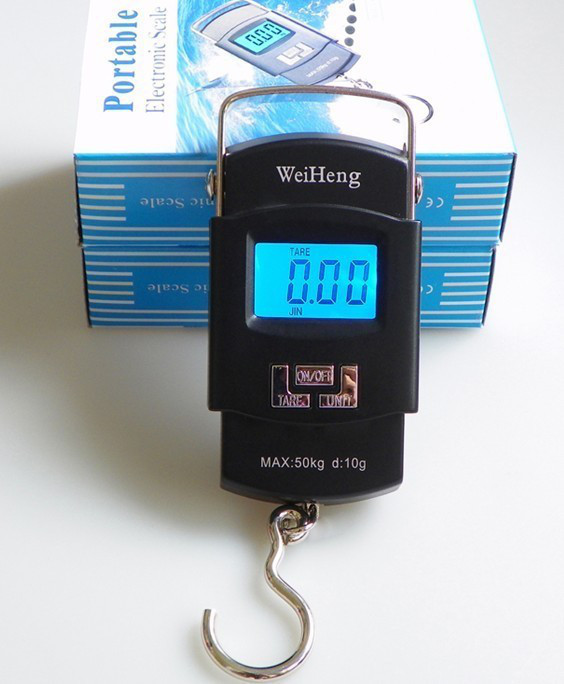 Электронные весы-кантер Portable Electronic Scale WH-A08 до 50 кг - фото 3 - id-p172034856