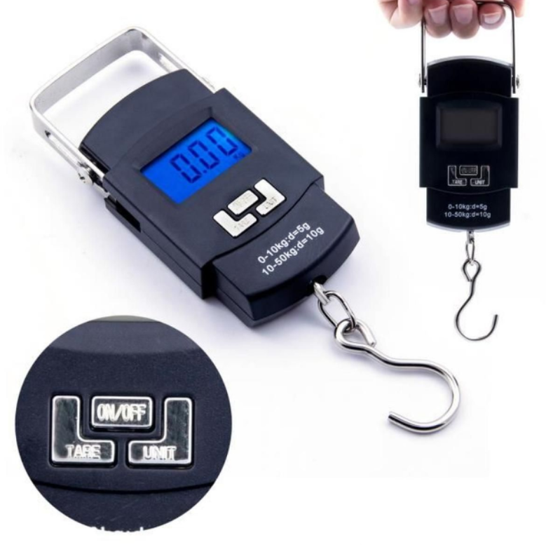 Электронные весы-кантер Portable Electronic Scale WH-A08 до 50 кг - фото 1 - id-p172034856